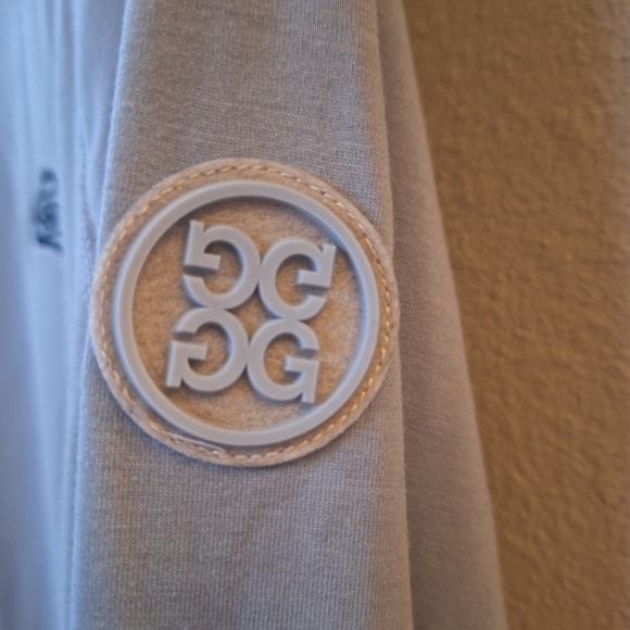 G/Fore Mens Light Blue 1/4 Zip Pullover Golf Layering Shirt Size M - Picture 5 of 8